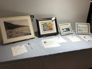A sampling of the art available at the silent auction